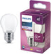 Philips led lamp - kogellamp met e27 fitting - koelwit licht: 4000k - 60w - mat glas