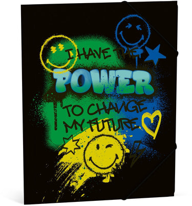 Smileyworld smiley world elastomap - zwart