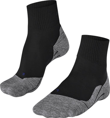 Falke tk5 cool short anti-blaar dun lyocell functioneel materiaal wandelsokken heren zwart - maat 42-43