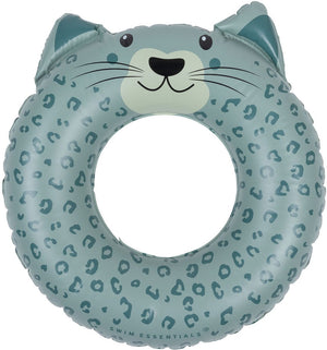 Swim essentials zwemband - 55 cm - green leopard animal