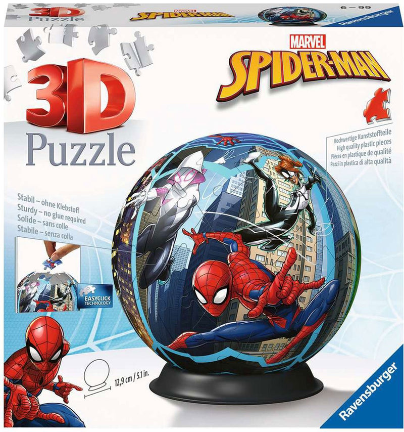 Afbeelding laden in galerijviewer, Ravensburger spiderman 3d puzzel, 72st.
