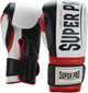 Super pro combat gear (thai)bokshandschoenen bruiser zwart rood wit 18oz 18 oz