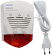 Orno or-dc-614 - aardgasdetector - sirene - visuele waarschuwing