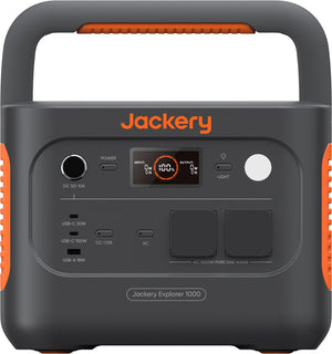 Jackery - explorer 1000 v2 - portable powerstation - draagbaar powerstation - 1070wh 1500w - lifepo4-accu - uitgang met 6 usb-c a ac dc-aansluitingen - snel opladen 1h - zonne-generator voor buiten, camping, noodgevallen