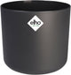Elho b.for soft rond 16 - bloempot voor binnen - 100% gerecycled plastic - ø 16 x h 15 cm - antraciet