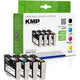 Inktcartridge kmp epson t0715 zwart, cyaan, magenta, geel