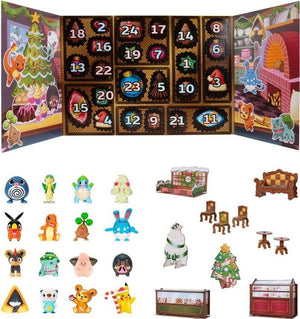 Jazwares pokémon adventskalender 2025 - 24 figuren en speelgoed
