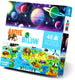 Crocodile creek | above + below puzzel, 48 stuks - de aarde en de ruimte