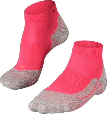 Falke ru4 short anti-blaar katoen functioneel materiaal hardloopsokken dames rood - maat 39-40