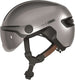 Abus fietshelm hud-y ace gleam silver m - 54-58 cm - zilver - geschikt voor gebruik op elektrische fietsen - stadsfietsen - 430 g