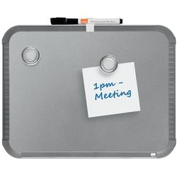 Whiteboard slim nobo 220x280 mm zilver