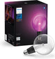 Philips hue lightguide led lamp - e27 fitting - aanpasbaar wit en gekleurd licht - globe vorm - ø 125mm - slimme verlichting