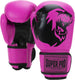 Super pro combat gear talent (kick)bokshandschoenen roze zwart 10oz