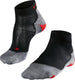 Falke ru5 short anti-blaar functioneel materiaal hardloopsokken dames zwart - maat 37-38
