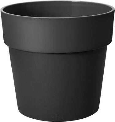 Elho b.for original rond 22 - bloempot voor binnen - 100% gerecycled plastic - ø 22.0 x h 20.3 cm - living black