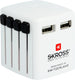 Skross - reisadapter - usb lader 2xusb 2400 ma