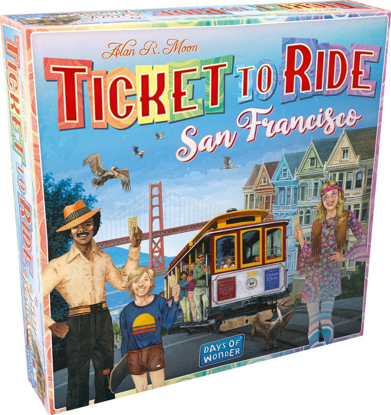 Afbeelding laden in galerijviewer, Days of wonder ticket to ride - san francisco bordspel
