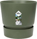 Elho greenville rond 55 - grote bloempot voor buiten met waterreservoir - 100% gerecycled plastic - ø 55 x h 50 cm - blad groen
