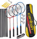 Carlton c br tournament 4 player set g3 ho unisex badmintonracket