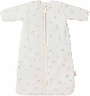 Jollein baby slaapzak winter met afritsbare mouw 70cm - lovely birds - winterslaapzak