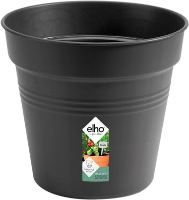 Elho green basics kweekpot 19 - kweekpot voor binnen en buiten - ø 19.0 x h 17.4 cm - living black