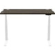 Levado sit-stand bureau walnut 1600x800