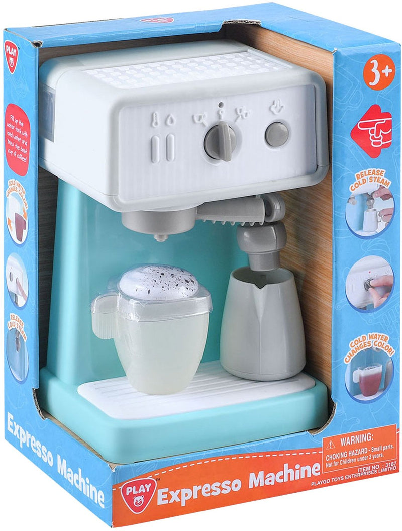 Afbeelding laden in galerijviewer, Play go espressomachine wit blauw - 3dlg.
