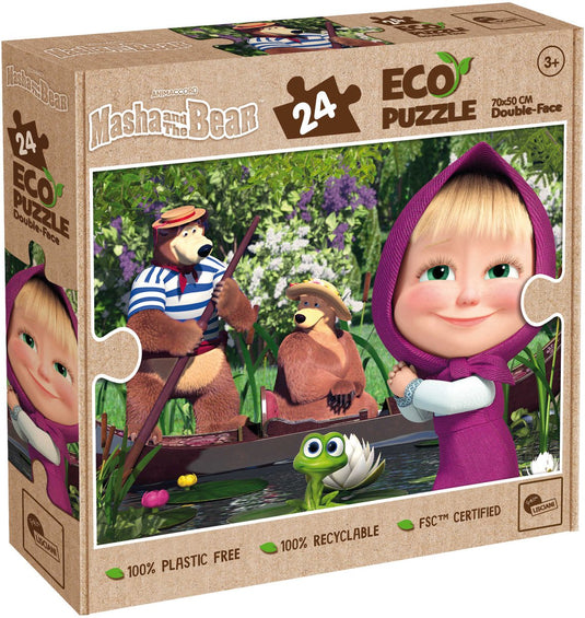 Lisciani - masha - eco puzzel - 24 stukjes