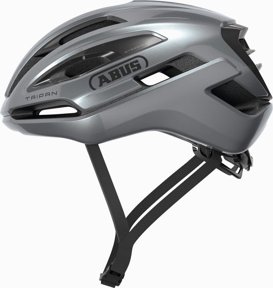 Abus fietshelm taipan graphite silver s - 51-55 cm - zilver - geschikt voor gebruik op gravel bikes - 255 g