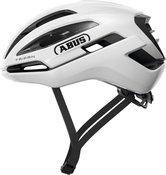 Abus fietshelm taipan shiny white m - 54-58 cm - wit - geschikt voor gebruik op gravel bikes - 275 g