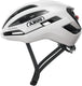 Abus fietshelm taipan led shiny white l - 57-61 cm - wit - geschikt voor gebruik op gravel bikes - 315 g