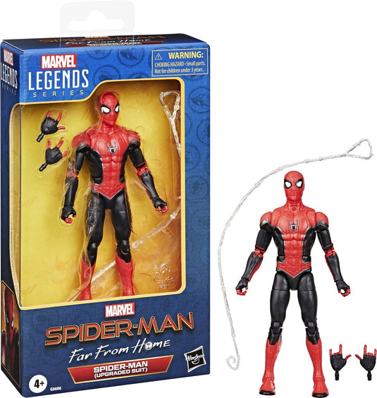 Hasbro marvel legends series spider-man - upgraded suit - actiefiguur 15cm