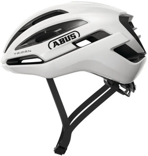 Abus fietshelm taipan shiny white l - 57-61 cm - wit - geschikt voor gebruik op gravel bikes - 295 g l