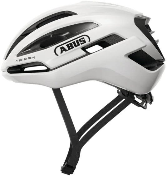Abus fietshelm taipan shiny white l - 57-61 cm - wit - geschikt voor gebruik op gravel bikes - 295 g l