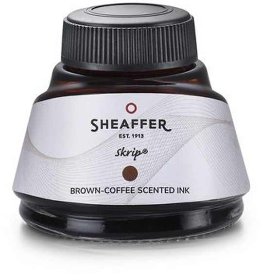 Sheaffer inktpotje - bruin - inkt met koffiegeur - 50ml
