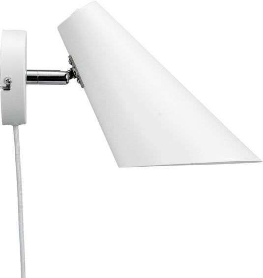 Dyberg larsen wandlamp cale led 15,5 x 24,5 cm e14 35w wit