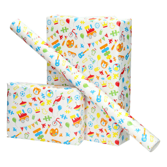 Lobbes inpakpapier speelgoed, 3 mtr