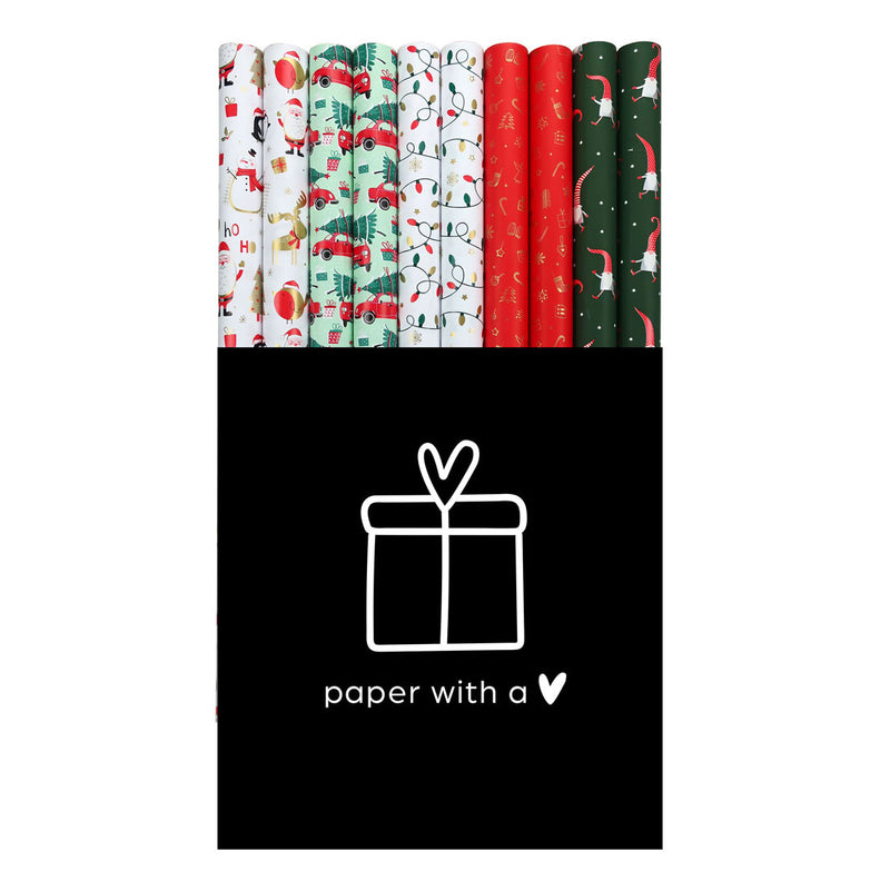 Afbeelding laden in galerijviewer, Rotolux cadeaupapier kerst collectie, 50 rollen
