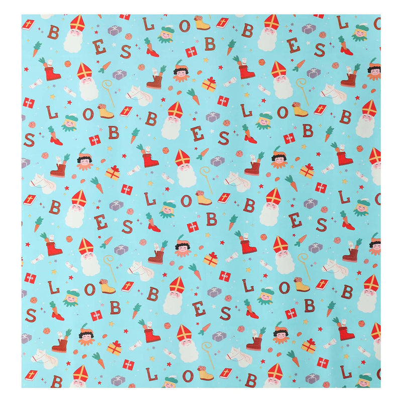 Afbeelding laden in galerijviewer, Lobbes sinterklaas inpakpapier, 5mtr.
