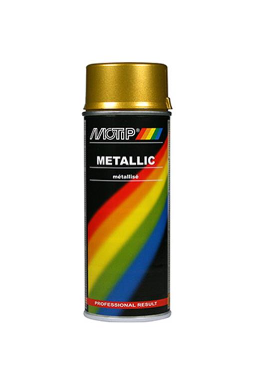Motip spuitbus 400ml metallic-goud
