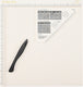 Vaessen creative rilbord - score easy - 30,5 x 30,5 cm - met vouwbeen en liniaal - in inches - offwhite