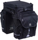 Willex bagagetas xl 1200 - dubbele fietstas - afritsbaar bovenvak - 65 liter - zwart - vakantie