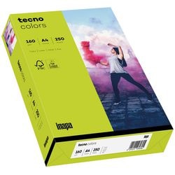Gekleurd papier tecno a4 160 g m² groen 250 vellen