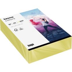 Gekleurd papier tecno a5 80 g m² geel 500 vellen