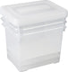 Curver handy box - opbergbox - 3x20 liter - transparant - 3 stuks
