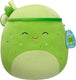 Squishmallows knuffel pluche - townes groene sap, 30cm