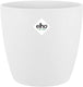 Elho brussels rond 30 - bloempot voor binnen - ø 29.5 x h 27.1 cm - wit