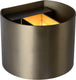Lucide xio - wandlamp - led dimbaar - g9 - 1x3,5w 2700k - verstelbare stralingshoek - roest bruin