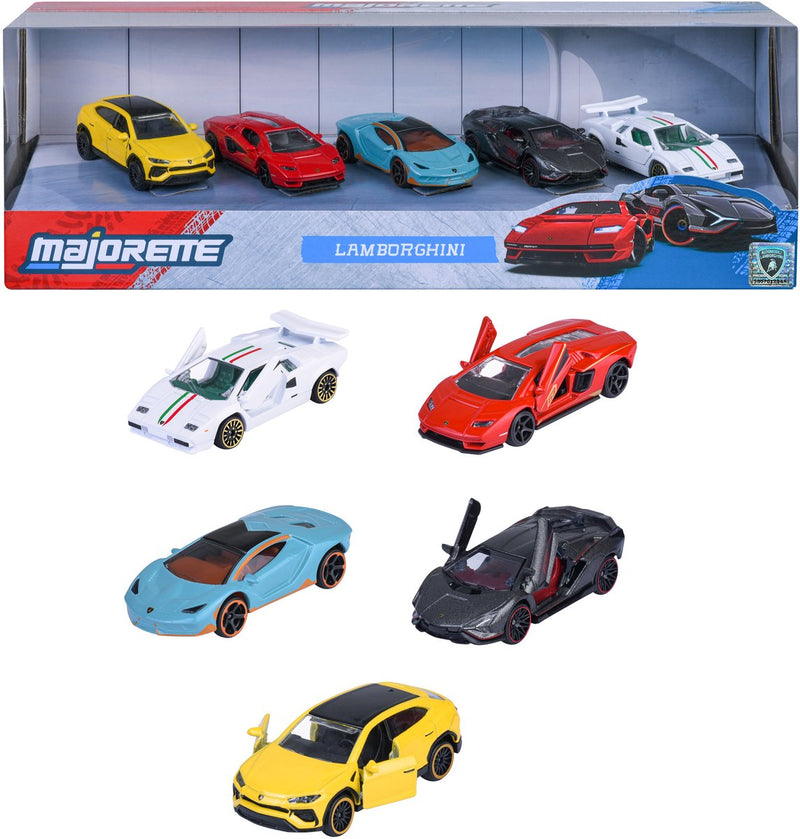 Afbeelding laden in galerijviewer, Majorette lamborghini set, 5dlg.
