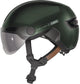 Abus fietshelm hud-y ace moss green m - 54-58 cm - groen - geschikt voor gebruik op elektrische fietsen - stadsfietsen - 430 g m